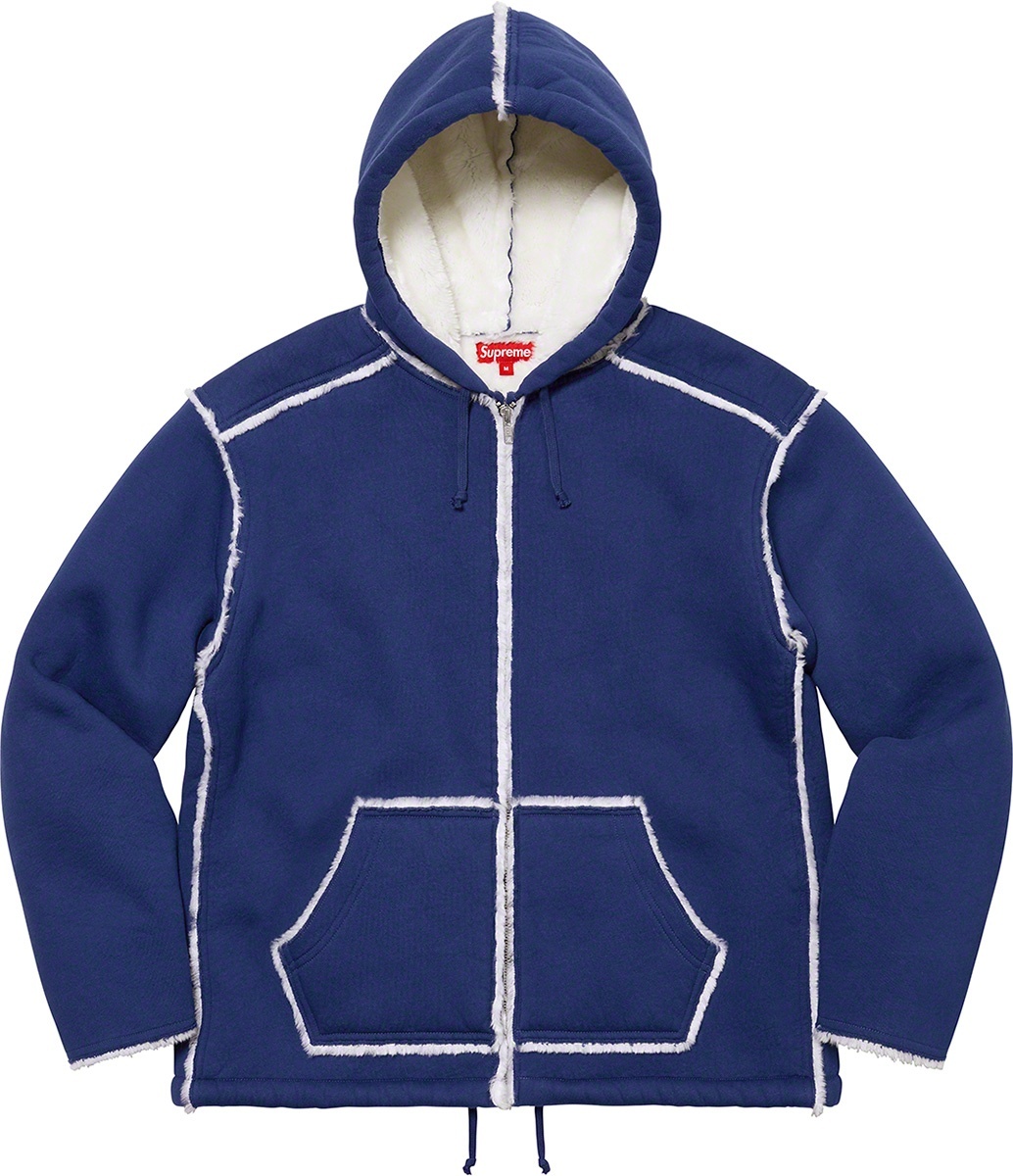 Faux Shearling Hooded Jacket view 13